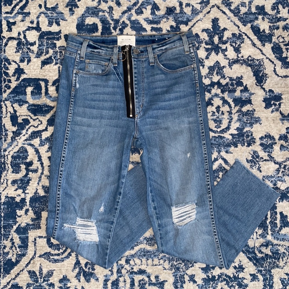 McGuire Distressed Skinny Jeans